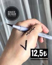 Oncelikle Fotografi Kaydirip Videolari Izlemeyi Unutmayin Uyarisi Ile Baslamak Istiyorum Akmayan Kokmayan Eyeliner Oner Eyeliner Makyaj Urunleri Koyu Renk Sac