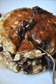 Chocolate Chip Oatmeal Pancakes Minimalist Baker Recipes Recipe Recipes Yummy Breakfast Food