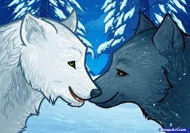 Drawings Of Wolves In Love How To Draw Wolf Love Wolf Love Wolf Drawing Cute Wolf Drawings Wolf Love