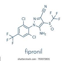 Fipronil Insecticide Molecule Skeletal Formula Stock Vector Royalty Free 703372831
