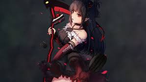 Seven female anime characters wallpaper, anime girls, azur lane. Download 960x544 Wallpaper Dark Anime Girl Ruby Rose Playstation Ps Vita 960x544 Hd Image Background 2240