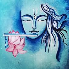 Sign up today & get started for free! A Poster Colour Krishna Painting