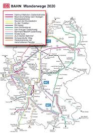 Die Deutsche Bahn Und Ihre Wanderwege Lustig Transport Map Train Station Vintage Train