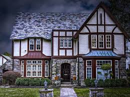 Leaded windows are such a cottage like feature in a house. Pictures Usa American Tudor Homes Hdr Street Lights Cities 1600x1200