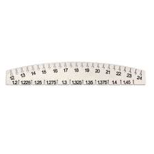 stainless steel piano tuner wire gage type keyboard ruler