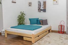 Durch immer bessere materialien und entwicklungen gibt es. Futonbett Massivholzbett Kiefer Vollholz Massiv Natur A10 Inkl Lattenrost Abmessung 160 X 200 Cm