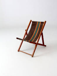 Vintage Children S Deck Chair Folding Beach Chair By 86home Kids Patio Chair Folding Beach Chair Deck Chairs