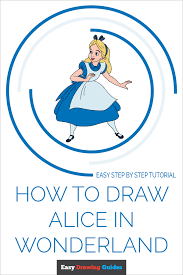 💕 how to draw alice in wonderland characters: How To Draw Alice In Wonderland Really Easy Drawing Tutorial