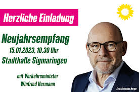 Neujahrsempfang mit Verkehrsminister Winfried Hermann
