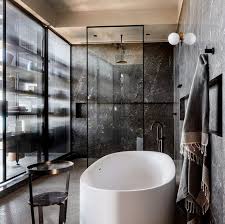 Make it sleek and modern or warm and traditional. 15 Chic Black Bathrooms Black And White Decorating Ideas