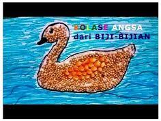 Sketsa gambar angsa untuk kolase. 58 Ide Seni Kolase Seni Kolase Kolase Seni