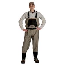 Caddis Mens Breathable Stockingfoot Waders Xlarge Tan