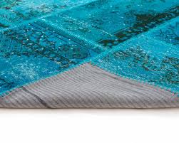 Teppiche in türkis sorgen für frischen wind & farbenfrohe akzente in ihrem zuhause. Patchwork Overdyed Teppich Turkische Blau Turkis Farben 80cm Bis 400cm