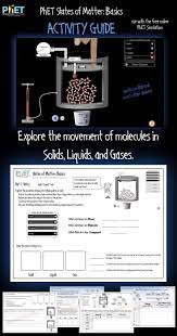 Use the menu on the right side of the program to select water and solid. States Of Matter Virtual Activity Matter Activities States Of Matter Science Teaching Resources