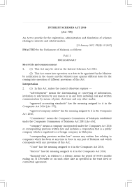 Acts online provides legislation, including amendments and regulations, in an intuitive, online format. Interest Schemes Act 2016 Act 778 And Interest Schemes Regulations 2017 Current Law Journal