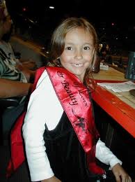 Kaitlyn given a sash by our Red Knight