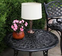 Light Up Your Night With An Easy Outdoor Table Lamp Outdoor Table Lamps Diy Patio Table Outdoor Solar Lamps