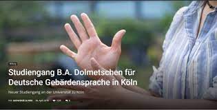 Gebardensprache Inklusionsbotschafter Ah