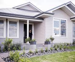Add your own personality to your sydney home with a new paint scheme. Warm Paint Colours Exterior Australian Google Search House Paint Exterior Weatherboard House Gray House Exterior