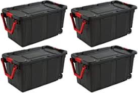 Engineered for reliable service year after year. Amazon Com Storage Tote With Wheels