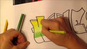 Choose one or the other, but don't use both. Color Pencil Blending Graffiti Name Youtube