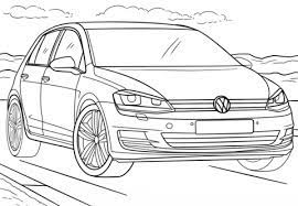 Ausmalbilder Autos Vw Golf Auto Zum Ausmalen Malvorlage Auto Ausmalen