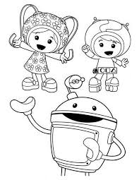 Team umizoomi has a lot of their own skills. Bot Introduce Milli And Geo In Team Umizoomi Coloring Page Color Luna