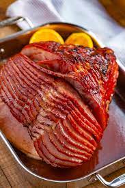 Baked Ham With Brown Sugar Glaze Dinner Then Dessert