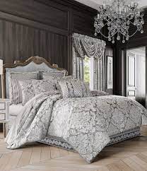 It will work wonderfully for any room in your house, be it your it comes in four sizes: J Queen New York Belaire Damask Velvet Comforter Set Dillard S Bedroom Decor Design Comforter Sets Silver Bedding