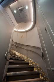 Stairs To Upper Deck Civil Aviation German Airlines Aeroplane