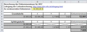 Kostenlos zum download auf unserer webseite. Excel Aufgaben Zur Berechnung Der Einkommensteuer