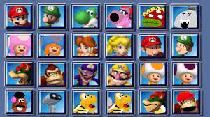 Notably, it is also the last mario game released for the console, being first launched in late 2010. Mario Kart Ds Roster By Trustamann On Deviantart