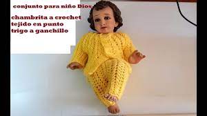Chambrita A Crochet Para Conjunto De Nia O Dios Tutorial Tejido Ganchillo Youtube Crochet Set Crochet Baby Dress Crochet Baby