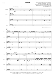Creepin' (with The Weeknd & 21 Savage) (arr. Jose Welligton Sousa de  Castro) by 21 Savage Metro Boomin Feat. The Weeknd Sheet Music for String  Quartet at Sheet Music Direct