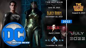 2021 movies, 2021 movie release dates, and 2021 movies in theaters. Dc Movies Slated Through 2022 Ww84 Trailer And Zack Snyder Releases Black Superman Photo Youtube