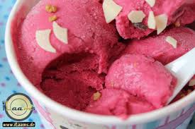 Himbeereis Rezept Himbeereis Lebensmittel Essen Himbeeren