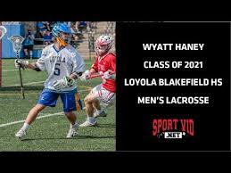 Wyatt Haney 2021 Lacrosse Recruiting Video Presented On Us Sports Net By Game Planner Pro Https Ussportsnetwork Blogspo In 2020 Lacrosse Sport Lacrosse Mens Lacrosse