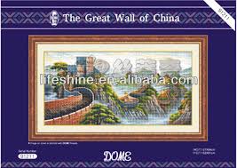 It is composed of intricate but symmetrical patterns, vibrant colours, varied stitches and a defined weave. Chinese Cross Stitch Kit With The Great Wall Of China Dome Brand Cross Stitch Buy Chinese Cross Stitch Kit Chinese Cross Stitch Dome Brand Cross Stitch Product On Alibaba Com