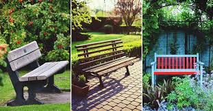 Outdoor garden benches with planters; 28 Diy Garden Bench Plans You Can Build To Enjoy Your Yard