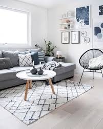 Scandinavian Style Room With Blue Pops Of Color Scandinavian Design Scandinavian Design Living Room Living Room Scandinavian Living Room Designs