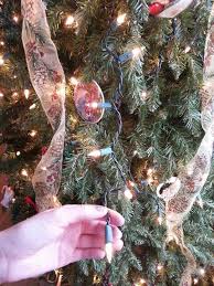Use Icicle Lights On Your Christmas Tree Faster Easier Than Single Strings Of Lights The Icicle Lights Christmas Bulbs Christmas Decorations Christmas Tree
