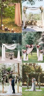 Chic Outdoor Wedding Arch Decoration Ideas Arch Decoration Wedding Outdoor Wedding Wedding Arch