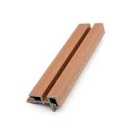 WPC Co-extrusion Outdoor Wood Plastic Composite Tube Louver ...