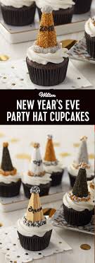 New Year S Eve Party Hat Cupcakes Recipe New Years Eve Dessert New Year S Desserts New Year S Cupcakes