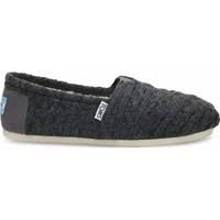 When tom was young he was into comic books, drawing funny pictures and collecting records. Toms Cable Knit Shearling Women S Alpargata Chaussures Espadrilles Femme 59 99