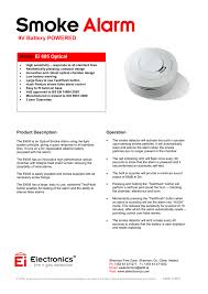 Smoke detector buying guide & faq. Ei Electronics Ei605 Datasheet Manualzz