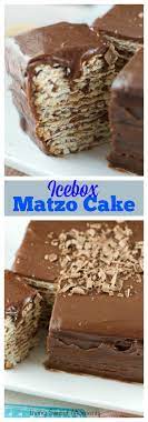 Icebox Matzo Cake Recipe Recipe Pesach Recipes Passover Desserts Jewish Holiday Recipes