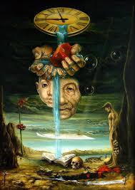 Time Goes By Like Water Art Magical Art Surealism Art