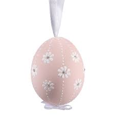 Check out this cool pattern perfect for backgrounds wallpapers and more! Easter Egg Pink With White Floral Pattern