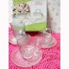 Teko set 1 teko 4 gelas free bubble: Cangkir Set Cangkir Kopi Gelas Kaca Mug Kaca Cangkir Kaca Shopee Indonesia